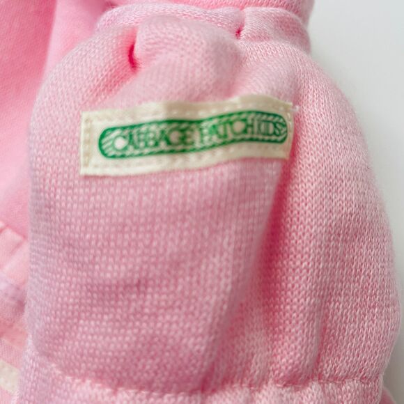 Vintage Cabbage Patch Kids Girls Sweatshirt Pink Heart Top Short Sleeve Doll Top - Picture 9 of 11